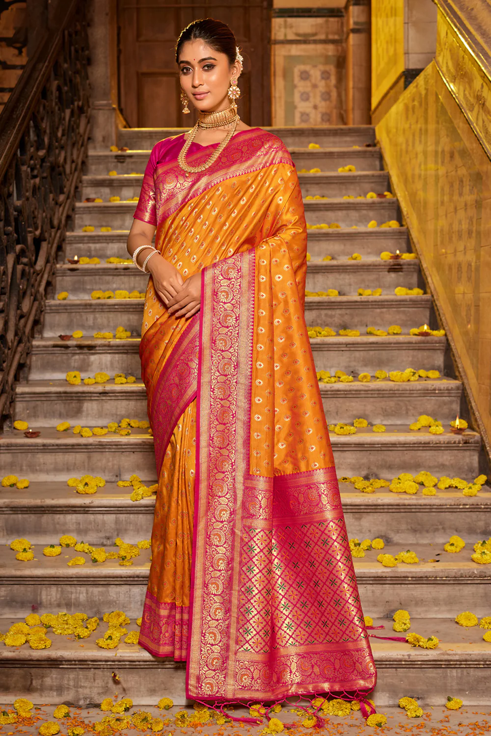 Banarasi Organza Designer Saree